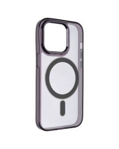 Чохол накладка для iPhone 14 Pro TPU Iris with MagSafe Чорна (Black)