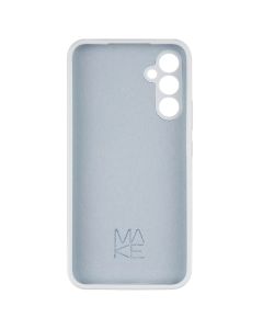 Чехол-накладка для Samsung A34 Silicone MakeFuture Серебристый (Silver)