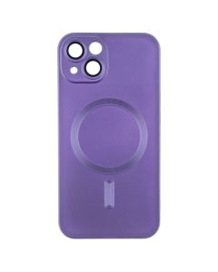 Чехол-накладка для iPhone 13 MagSafe Colors 2 + защита камер Фиолетовый (Purple)