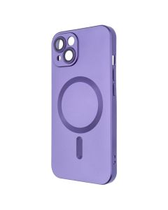 Чехол-накладка для iPhone 13 MagSafe Colors 2 + защита камер Фиолетовый (Purple)