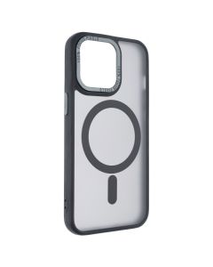 Чехол-накладка для iPhone 13 Pro Space TPU+PC Черный (Black) Matte MagSafe