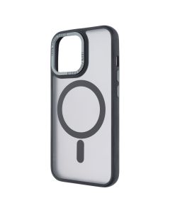 Чехол-накладка для iPhone 13 Pro Space TPU+PC Черный (Black) Matte MagSafe