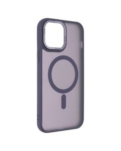 Чехол накладка для iPhone 13 Pro Max Space TPU+PC Color Matte MagSafe Фиолетовый (Темно-фиолетовый)