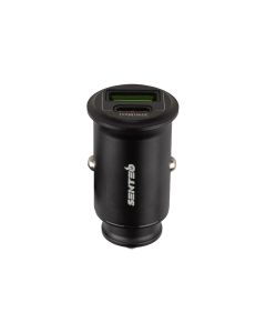Автомобільний зарядний пристрій Senteo Q-02 PD/QC 30W 3A Чорний (Black)