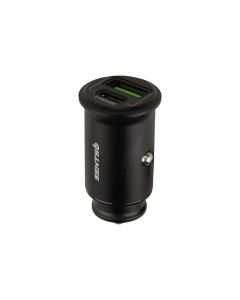 Автомобільний зарядний пристрій Senteo Q-02 PD/QC 30W 3A Чорний (Black)