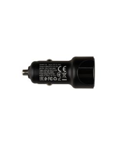 Автомобільний зарядний пристрій Tornado L24 PD/QC 20W Type-C+USB LSD Чорний (Black)
