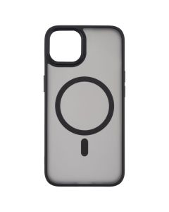 Чохол накладка для iPhone 13/14 MiaMi Pjur with MagSafe Чорна (Black)