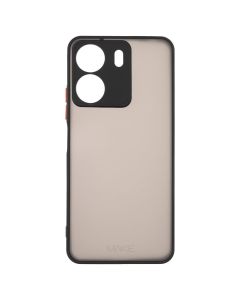 Чехол накладка для Xiaomi Redmi 13C / Poco C65 Frame MakeFuture Черный (Black)