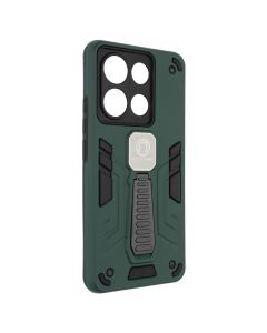 Чохол накладка для Xiaomi Redmi Note 13 Armor Magnetic Зелена (Dark Green)