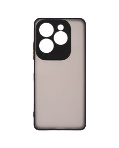 Чохол накладка для TECNO Spark 20 Pro/Infinix Hot 40/Infifnix Hot 40 Pro Frosted Matte Чорна (Black)