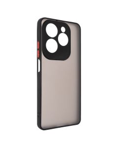 Чохол накладка для TECNO Spark 20 Pro/Infinix Hot 40/Infifnix Hot 40 Pro Frosted Matte Чорна (Black)