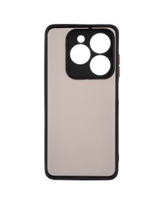 Чехол-накладка для TECNO Spark Go 2024 Frosted Matte Черный (Black)