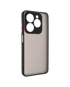 Чехол-накладка для TECNO Spark Go 2024 Frosted Matte Черный (Black)