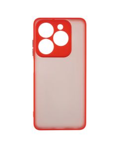Чехол-накладка для TECNO Spark Go 2024 Frosted Matte Красный (Red)