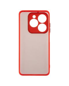 Чехол-накладка для TECNO Spark Go 2024 Frosted Matte Красный (Red)