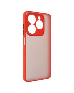 Чехол-накладка для TECNO Spark Go 2024 Frosted Matte Красный (Red)
