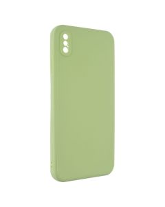 Чохол накладка для iPhone Xs Max Candy Full Camera Зелена (Pistacio)
