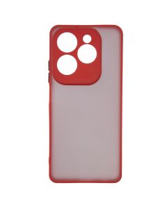 Чохол накладка для TECNO Spark 20/20C/GO 2024/POP 8/Infinix Hot 40i Bumper Matte Case Червона (Red)