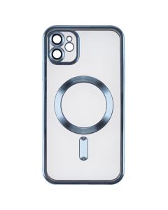 Чохол накладка для iPhone 11 Metal Matte Case with Magnetic Ring MagSafe Синя (Sierra Blue)