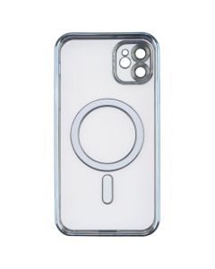 Чохол накладка для iPhone 11 Metal Matte Case with Magnetic Ring MagSafe Синя (Sierra Blue)