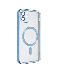 Чохол накладка для iPhone 11 Metal Matte Case with Magnetic Ring MagSafe Синя (Sierra Blue)