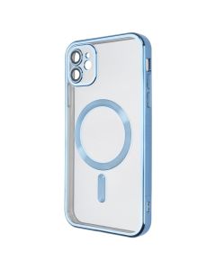 Чохол накладка для iPhone 11 Metal Matte Case with Magnetic Ring MagSafe Синя (Sierra Blue)