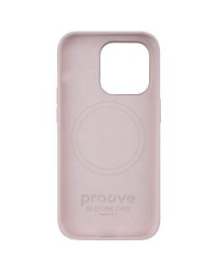 Чехол накладка для iPhone 14 Pro Proove Silicone Case with Magnetic Ring Розовый (Chalk pink)