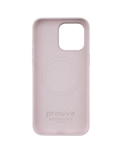 Чохол накладка для iPhone 15 Pro Max Proove Silicone Case with Magnetic Ring Рожева (Light pink)