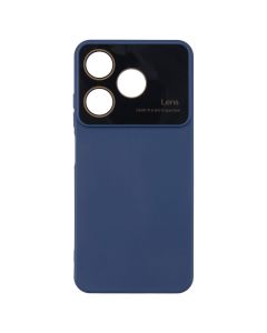 Чохол накладка для TECNO Spark 10C Camera Protection DVR Синя (Dark Blue)