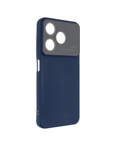 Чохол накладка для TECNO Spark 10C Camera Protection DVR Синя (Dark Blue)
