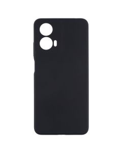 Чохол накладка для Motorola G24 Silicone MakeFuture Чорна (Black)