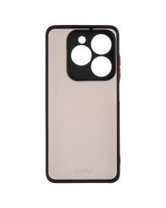 Чехол-накладка для Infinix Smart 8 Plus/8 Pro Frame (Matte PC+TPU) MakeFuture Черный (Black)