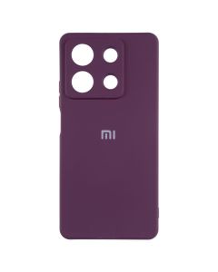 Чехол накладка для Xiaomi Redmi Note 13 5G Soft Case Красный (Марсала)