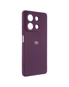 Чехол накладка для Xiaomi Redmi Note 13 5G Soft Case Красный (Марсала)