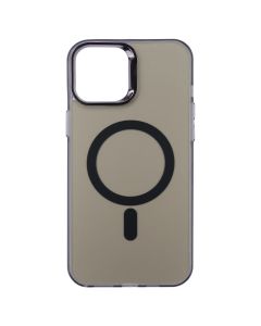 Чехол-накладка для iPhone 12 Pro Max MagSafe IMD Colors Черный (Black)
