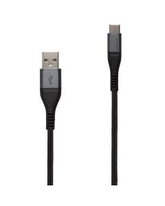 USB-кабель Glasscove Braid 2 GB-AC13BK 3A Type-C 1м Черный (Black)