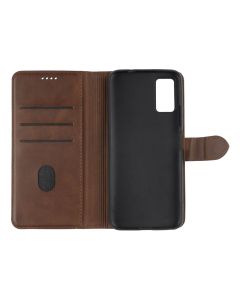 Чохол кейс для ZTE Blade A71 Leather Book Коричневий (Brown)