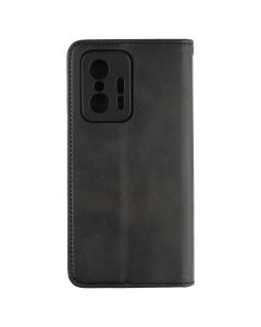 Чохол кейс для Xiaomi Mi 11T/11T Pro Leather Book Чорний (Black)