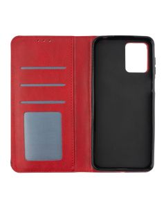 Чехол кейс для Motorola G14 DM Book Case Leather Красный (Red)