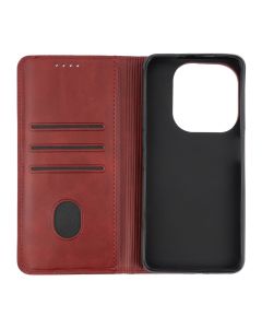 Чехол кейс для Tecno Spark 20/20C/GO 2024/POP 8/Infinix Hot 40i DM Book Case Leather Красный (Red)