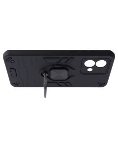 Чехол-накладка для Motorola G84 Transformer Ring Черный (Black)