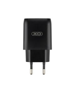 Зарядное устройство XO L57 (2USB) 2.4A + кабель Micro-USB Черный (Black)