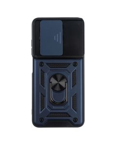 Чохол накладка для TECNO Spark 20/20C/GO 2024/POP 8/Infinix Hot 40i Camshield Serge Ring Синя (Blue)