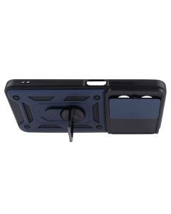 Чохол накладка для TECNO Spark 20/20C/GO 2024/POP 8/Infinix Hot 40i Camshield Serge Ring Синя (Blue)