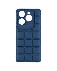 Чохол накладка для Infinix Hot 40/40 Pro/Spark 20 Pro Quadrate Case Синя (Blue)