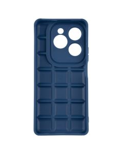 Чохол накладка для Infinix Hot 40/40 Pro/Spark 20 Pro Quadrate Case Синя (Blue)