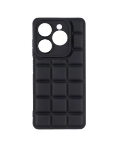 Чохол накладка для Infinix Smart 8 Quadrate Case Чорна (Black)