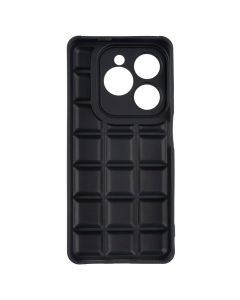 Чохол накладка для Infinix Smart 8 Quadrate Case Чорна (Black)