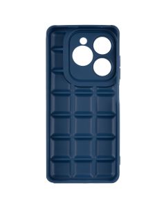 Чохол накладка для Infinix Smart 8 Quadrate Case Синя (Blue)