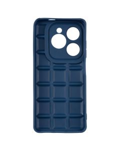 Чохол накладка для TECNO Spark 20/20C/GO 2024/POP 8/Infinix Hot 40i Quadrate Case Синя (Blue)